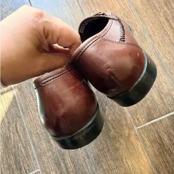 GH Bass Brompton tassel brown loafer 9M - Picture 4 of 9